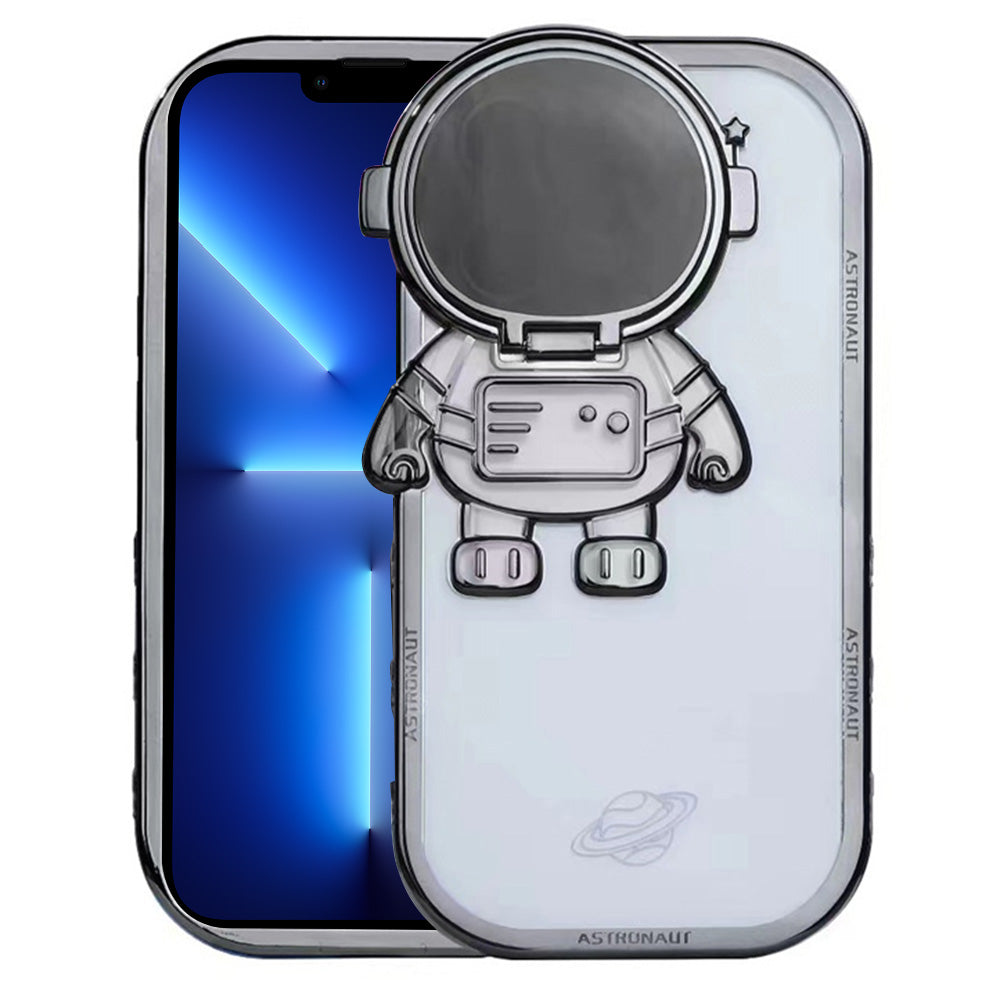 Spaceman Design TPU-telefoncover til Phone 13 Pro Max Anti-Fall Shockproof Cover med kameralinsecover - lilla Spaceman Design TPU-telefoncover til Phone 13 Pro Max Anti-Fall Shockproof Cover med kameralinsecover - lilla